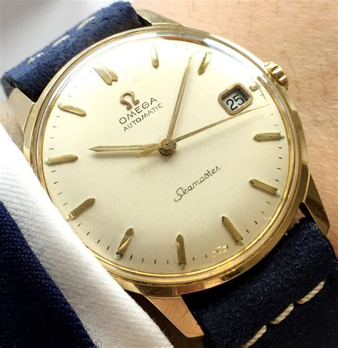 vintage gold omega seamaster|vintage omega seamaster day date.